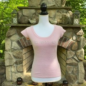 bebe Short-Sleeved Sweater